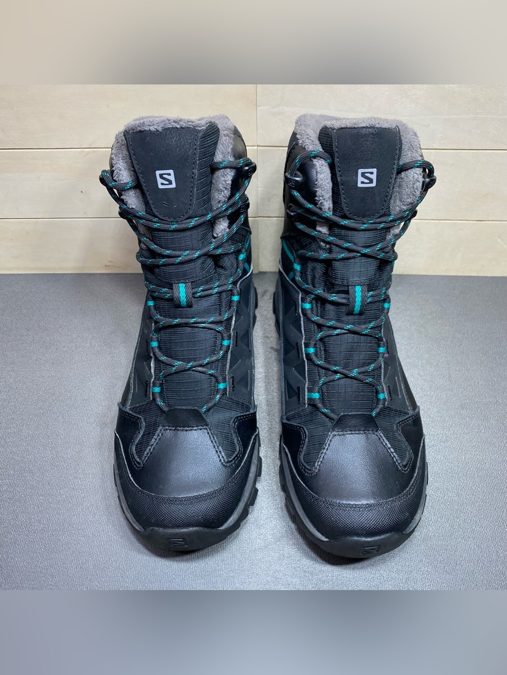 Salomon Chaoten TS CSWP Hiking Boots Black Women's Size 8 Shoes Waterproof - Picture 7 of 10